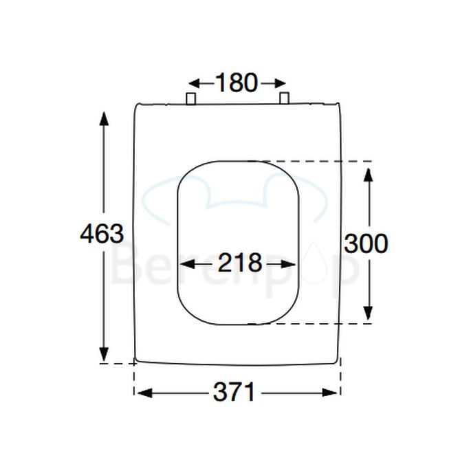 Villeroy en Boch La Belle 9M12S1R1 toilet seat with cover white