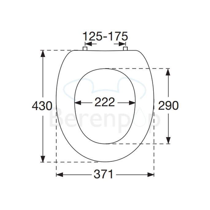 Villeroy en Boch Omnia Classic Vita / O.Novo 88216101 toiletzitting met deksel wit *niet meer leverbaar*