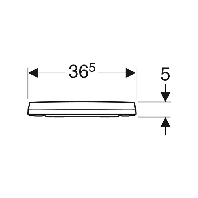 Geberit 300 Basic S8H51207000G slimseat toilet seat with cover white