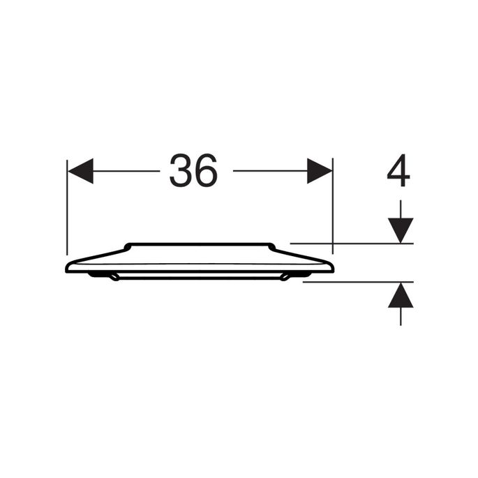 Geberit 300 Comfort 501387001 WC-Sitze ohne Deckel weiß