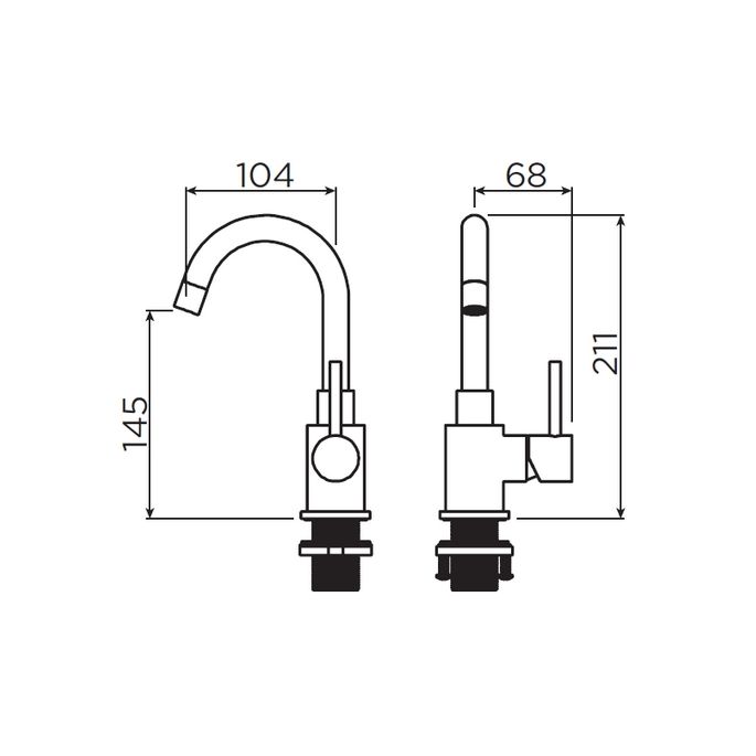 Clou Xo CL061400129 Typ 1 Waschtischarmatur chrom