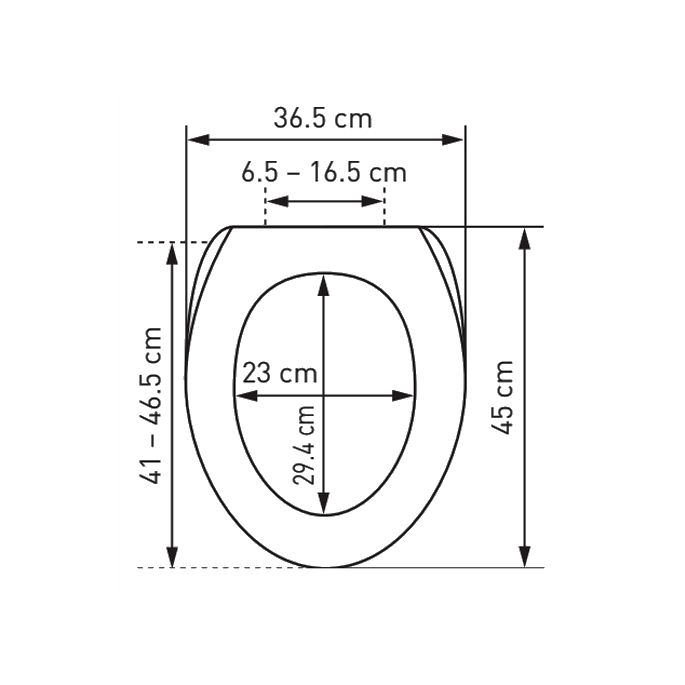 Diaqua Nice 31171242 toilet seat with lid motif Oops!