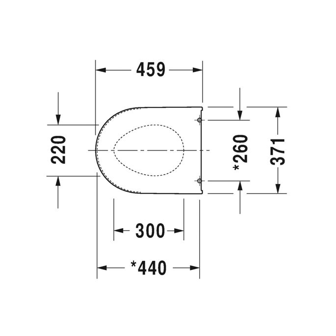 Duravit Darling New 0021090000 toilet seat with lid white *no longer available*