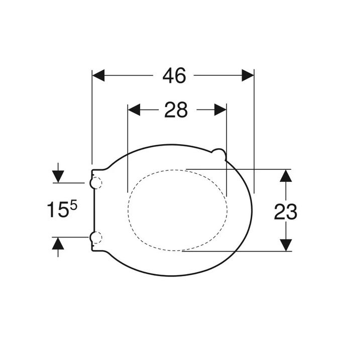 Geberit 300 Comfort 501386001 WC-Sitze mit Deckel weiß