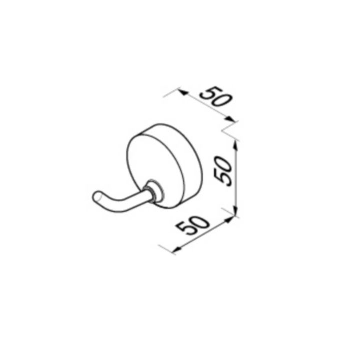 Geesa 27 Kollektion 912713-02 Haken Chrom