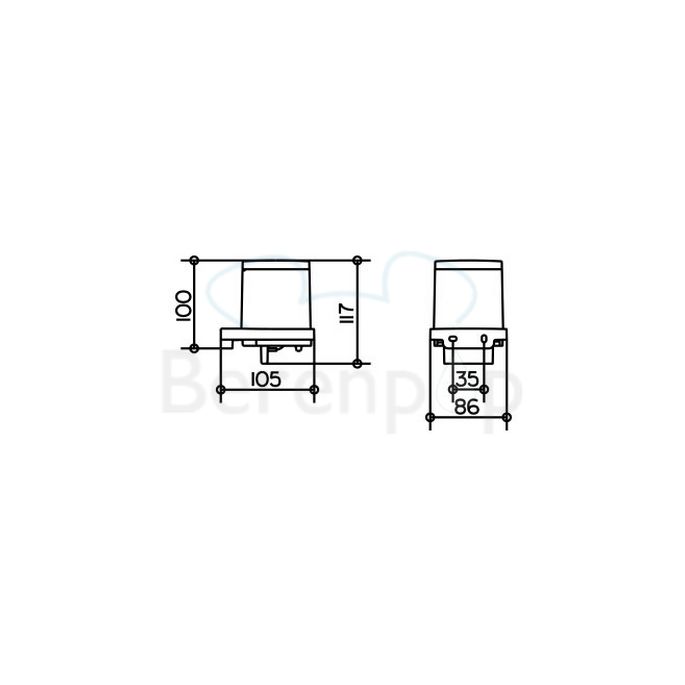 Keuco Moll 12752010100 lotiondispenser 180ml chroom/ wit (OUTLET)