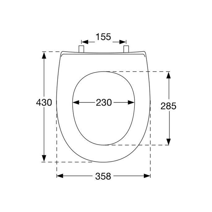 Pressalit Objecta Pro 990011-DF7999 toiletzitting met deksel wit polygiene
