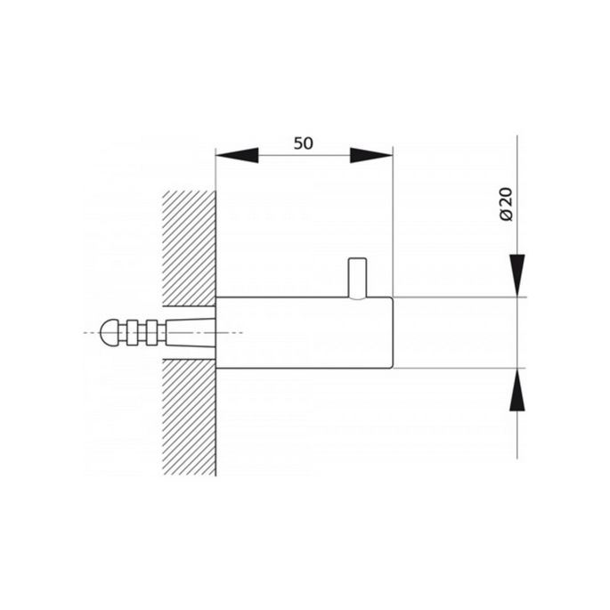 Pure Duero DU5482-IN Handtuchhak inox