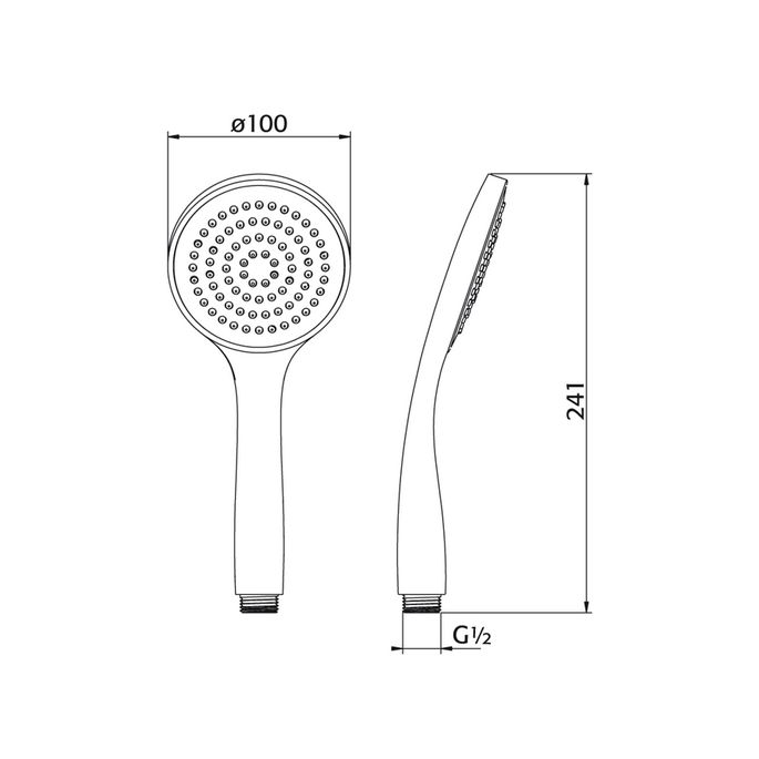Pure PU5517 hand shower chrome
