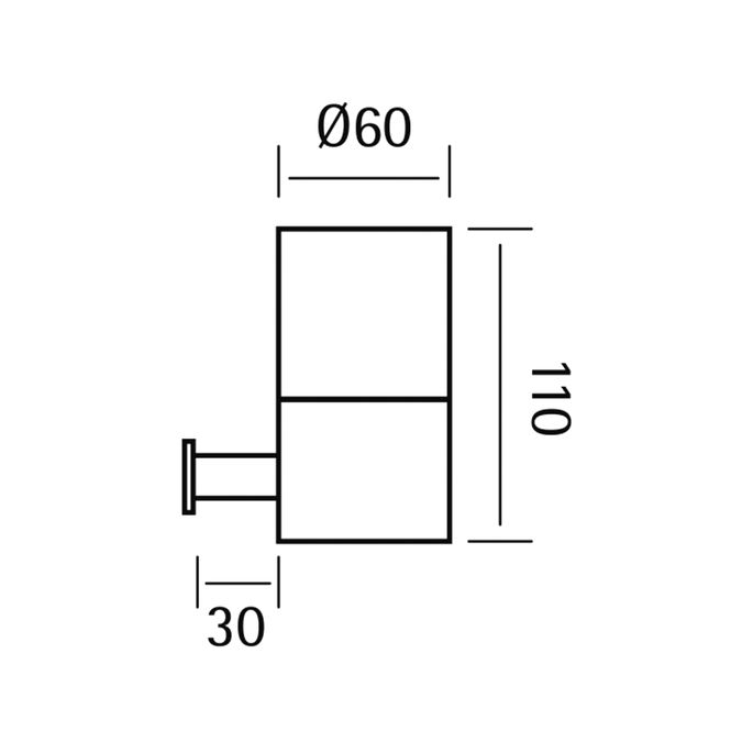 Pure Stainless steel 316 Series RV5001 glass holder stainless steel brushed