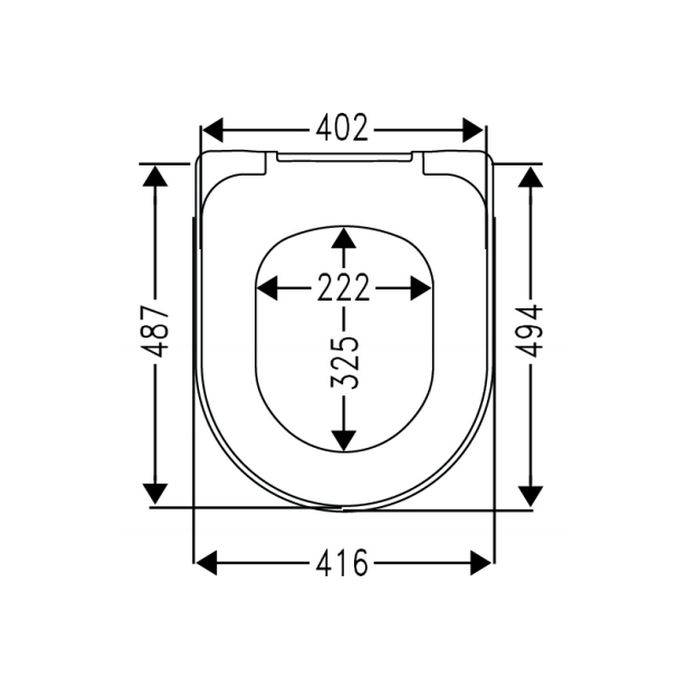 Villeroy en Boch Subway 2.0 Comfort 8M34S101 WC-Sitze mit Deckel weiß