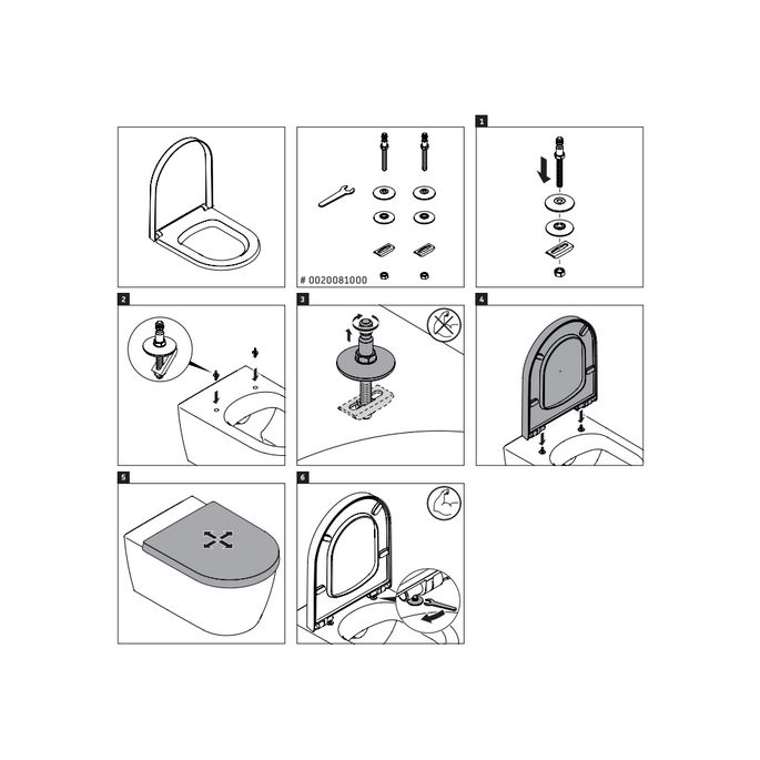 Duravit ME by Starck 0020090000 toilet seat with lid white