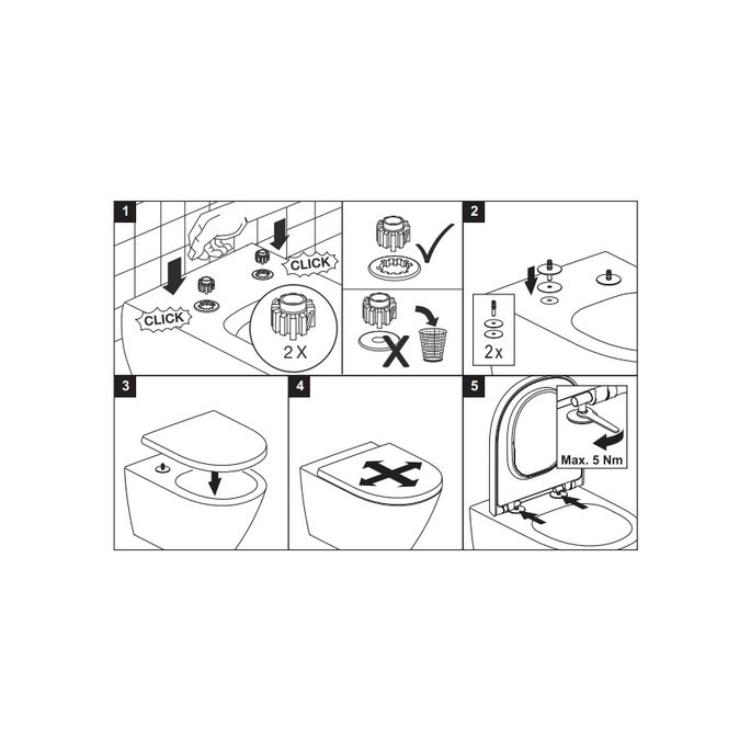 Villeroy en Boch Finion 9M88S1RW WC-Sitze mit Deckel weiß (Steinweiß-KeramikPlus)