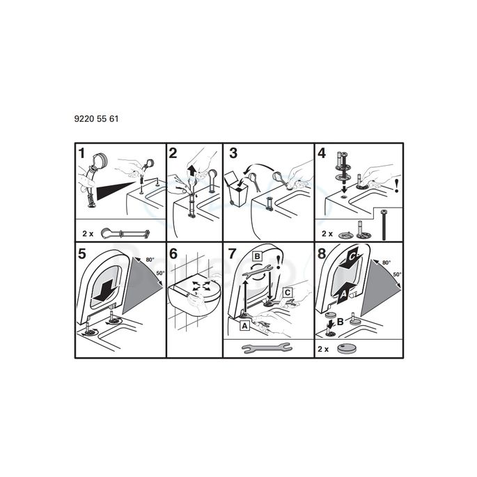 Villeroy en Boch Homage 8809S1R2 WC-Sitze mit Deckel weiß (Star White CeramicPlus) *nicht mehr lieferbar*