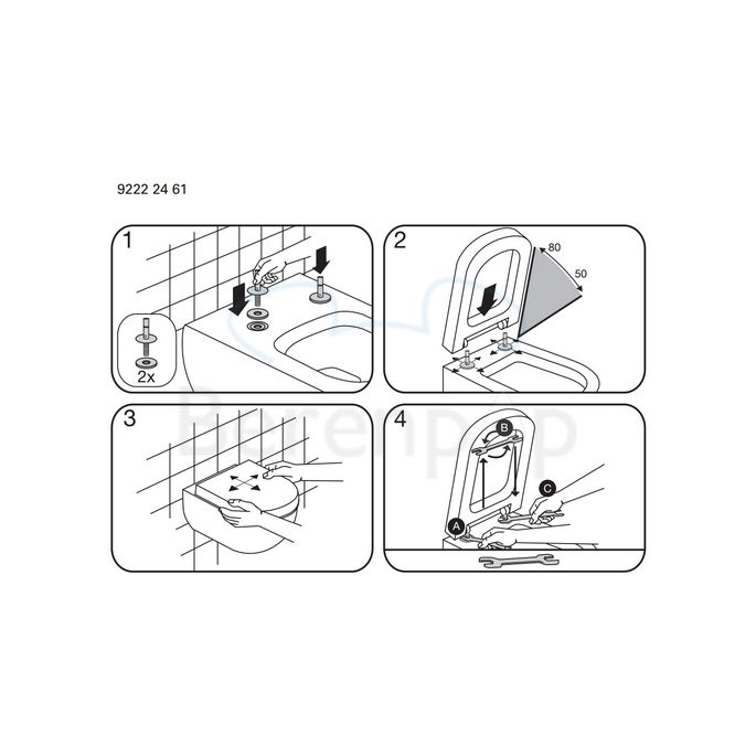 Villeroy en Boch Memento 9M17S1R2 WC-Sitze mit Deckel weiß (Star White CeramicPlus) *nicht mehr lieferbar*