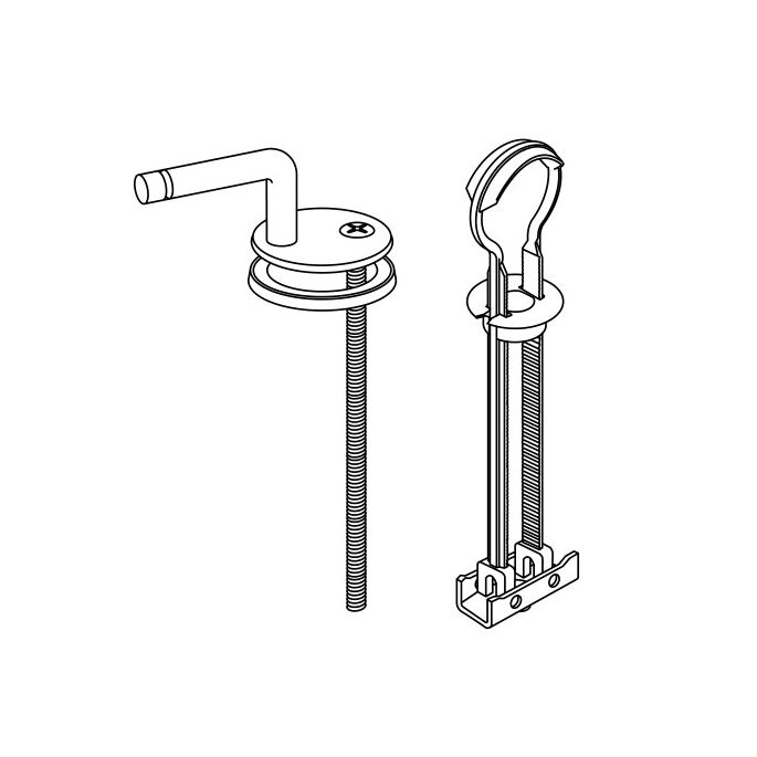 Pressalit 300+ 776000-DA9999 toilet seat with cover white