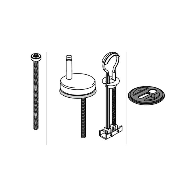 Pressalit Calmo 556000-D02999 WC-Sitze mit Deckel weiß