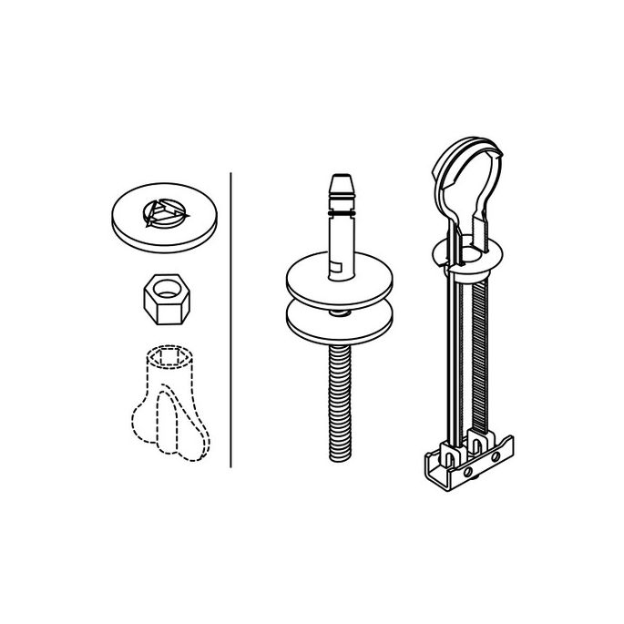 Pressalit Plan 780000-D98999 WC-Sitze mit Deckel weiß