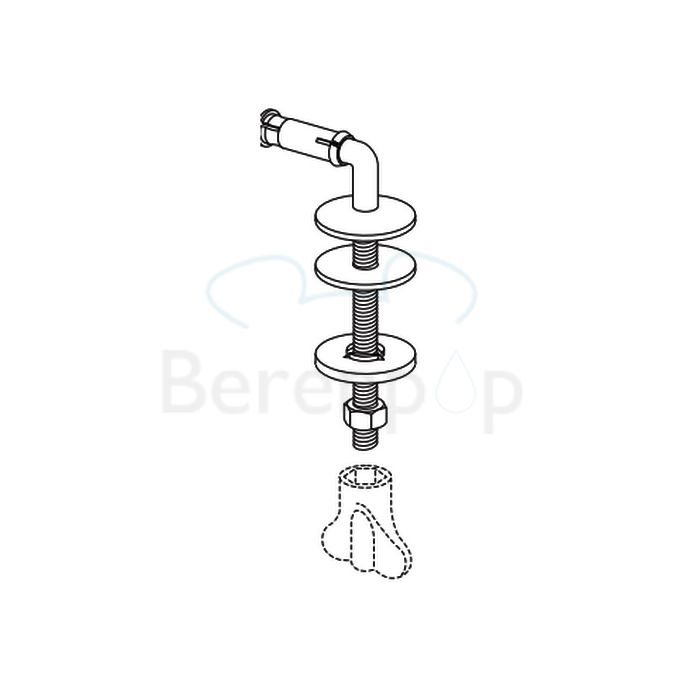 Villeroy en Boch Hommage 99266100 WC-Sitze mit Deckel Nussbaum gebeizt