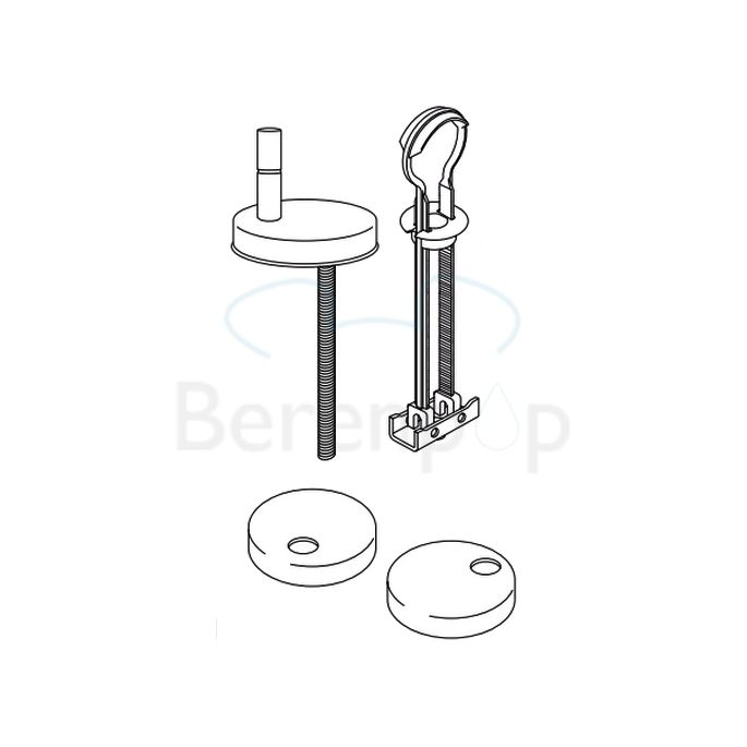 Villeroy en Boch Pure Stone 98M1S1R1 toilet seat with cover white