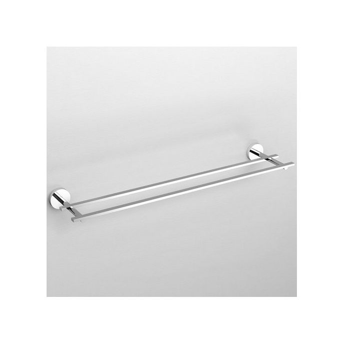 Clou Flat CL0902053 towel rail double 60cm chrome