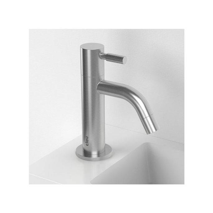 Clou Freddo 2 CL060300141 fountain tap upright stainless steel brushed