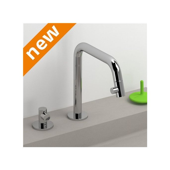 Clou Kaldur CL061500329L 2-hole faucet (left-hand version) chrome