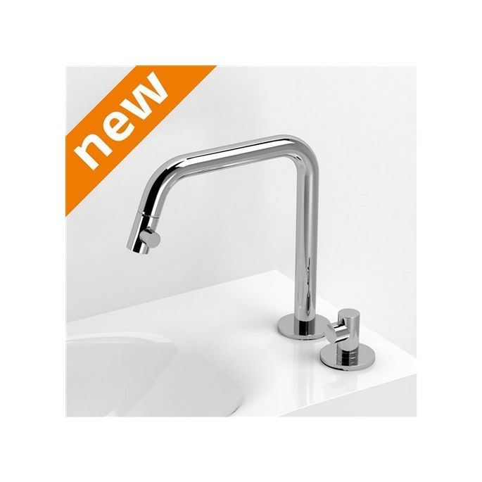 Clou Kaldur CL061500329R 2-hole mixer tap (right-hand version) chrome