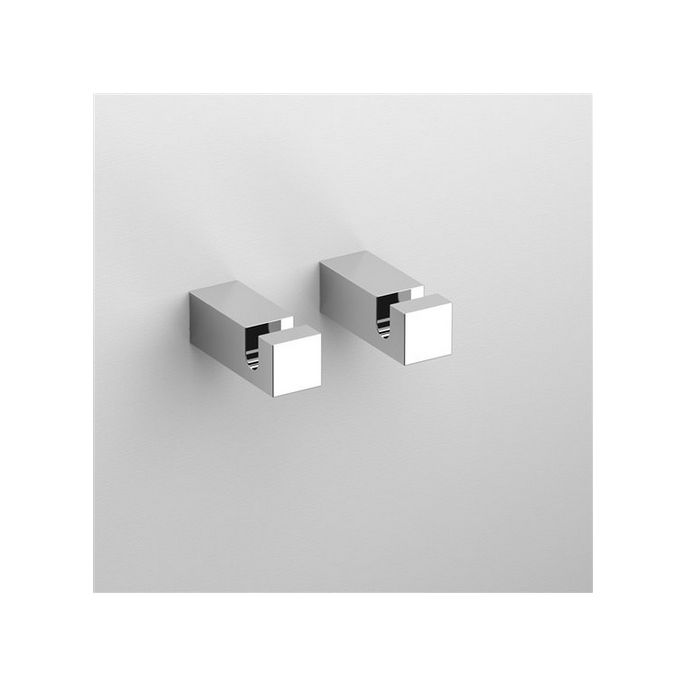 Clou Quadria CL090111929 clothes hooks (2 pieces) chrome