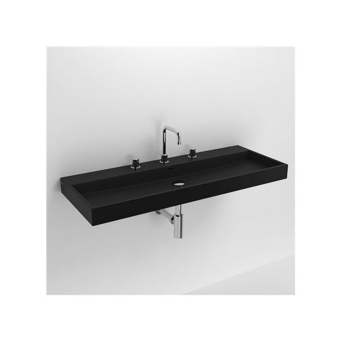 Clou Wash Me CL0230038 sink 110x42cm ceramic matte black