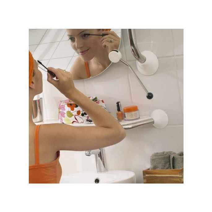 Handicare (Linido) LI2634000202 shelf stainless steel polished (white covers and draining surface)