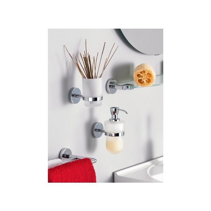 Inda Forum A36090CR26 shelf satin glass/ chrome