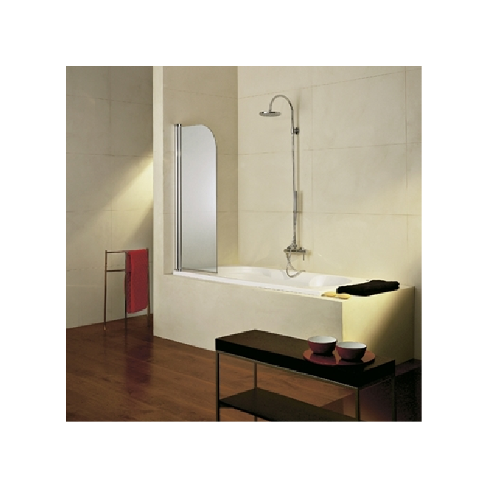 PDPlan Cristal CRS1080 Tropfleiste für Einzelwannenwand