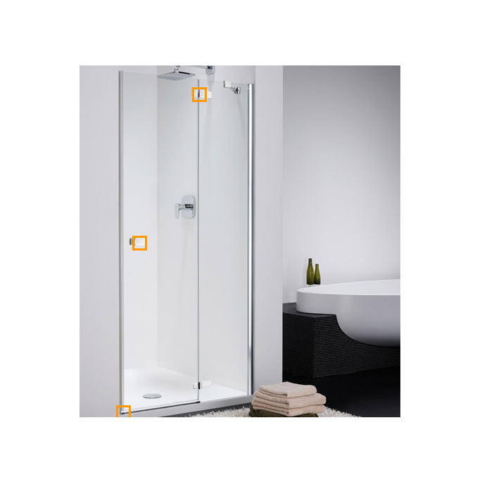 Provex 1235SA00F drainage strip 92cm, 11mm high, transparent, for glass thickness 6mm