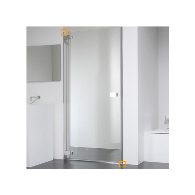 Provex 1245SA00F drainage strip 120cm, 18mm high, transparent, for glass thickness 6mm