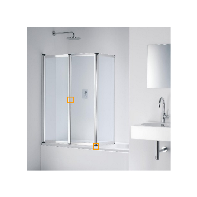 Provex Point - Classic 1207SA00F drainage strip 16mm high, transparent