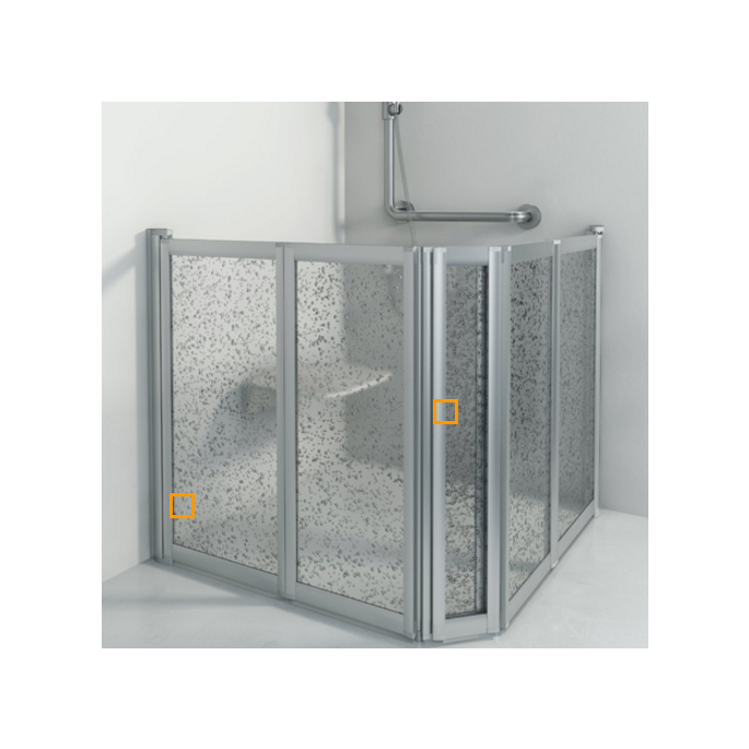 Provex Point - Classic 1207SA00F drainage strip 16mm high, transparent