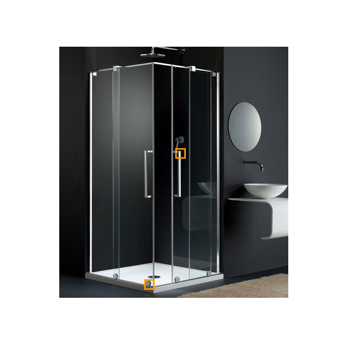 Provex S-Lite 0336BG05F Rolle komplett chrom (1 Stück)