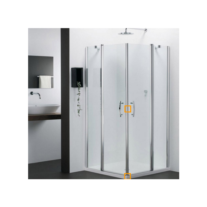 Provex Vario 1232SA30F Scharniersatz weiß RAL 9010 (ohne Liftanlage)