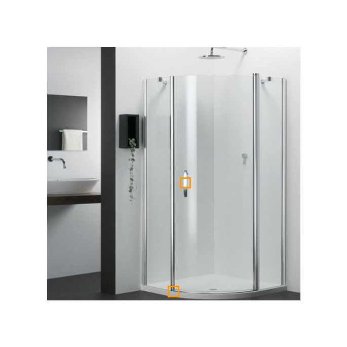 Provex Scharniersatz Vario 1232SA30F+ weiß RAL 9010