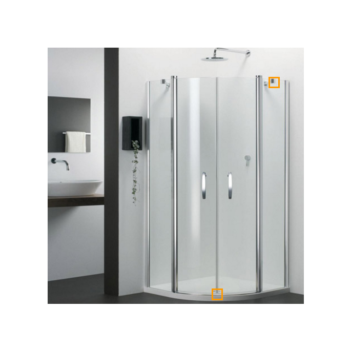 Provex 1200SA00F drainage strip 90cm, 4mm high, transparent, for glass thickness 6mm *no longer available*