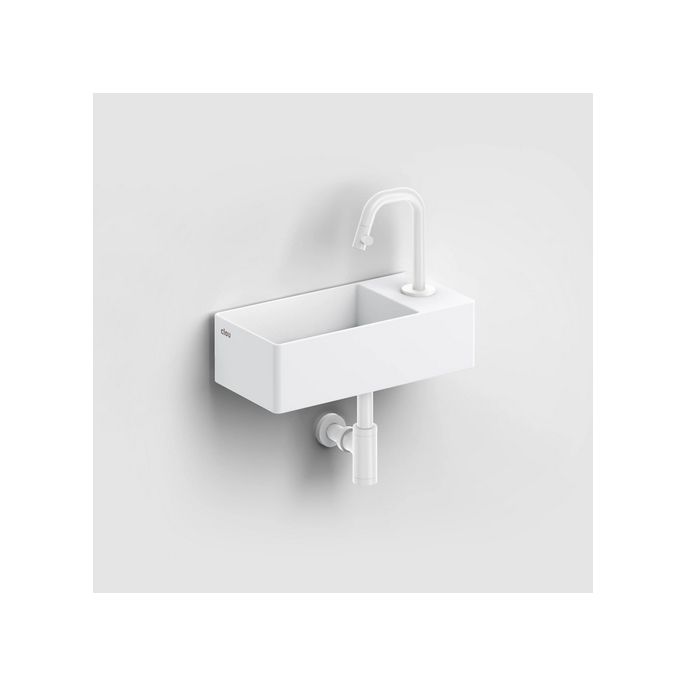 Clou Kaldur CL060509920 set tbv (New)Flush / First fountains - fountain tap (right-hand version), siphon and drain plug, matt white