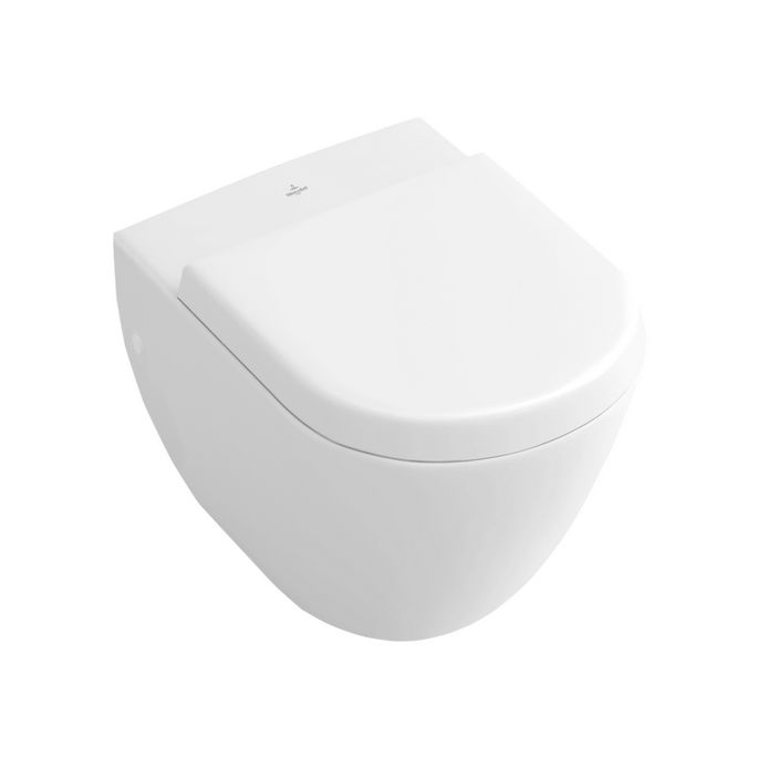 Villeroy en Boch Subway Compact 9M666101 toiletzitting met deksel wit