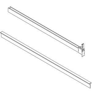 HSK Exklusiv E85058 Glastürrahmen mit Endkappe für Drehtür links, 6mm *nicht länger verfügbar*