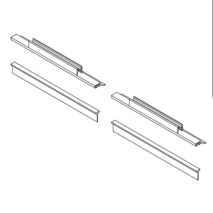 HSK Exklusiv E85058 glass door frame for swing door, left, 6mm *no longer available*