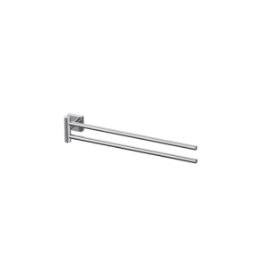 Inda Forum Quadra 3000 A30150CR double towel rail 45 cm chrome