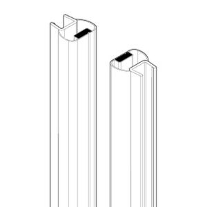 Novellini R10BEB02-TR set Magnet Profile Transparent