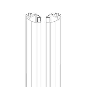 Novellini R10BJA2P1-TR Satz Magnet Einschub Profile Transparent