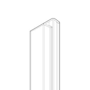 Novellini R50BJAH1-TR Vertikal Dichtungsprofil Transparent