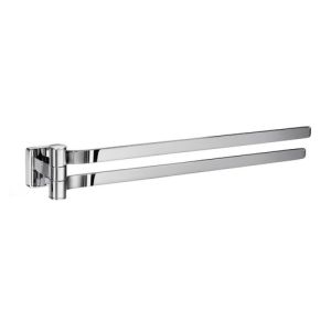 Smedbo Ice OK326 swing arm towel rail 40cm chrome